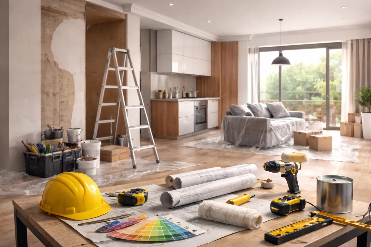 Quel est le coût moyen des travaux de rénovation d'un appartement